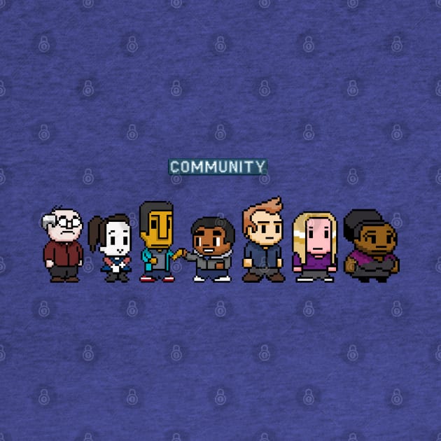 Community 8bit Retro by GraphicTeeShop